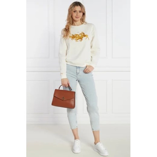 Bluza damska Polo Ralph Lauren z napisami na wiosnę