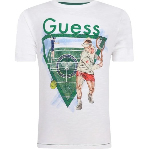Guess T-shirt | Regular Fit ze sklepu Gomez Fashion Store w kategorii T-shirty chłopięce - zdjęcie 166419081