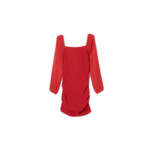 Cropp - Czerwona sukienka mini - czerwony ze sklepu Cropp w kategorii Sukienki - zdjęcie 166423541
