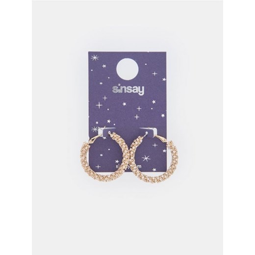 Sinsay - Kolczyki - złoty Sinsay Jeden rozmiar Sinsay