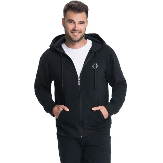 Dres męski czarny 890, Kolor czarny, Rozmiar L, Luna ze sklepu Intymna w kategorii Dresy męskie - zdjęcie 166425760