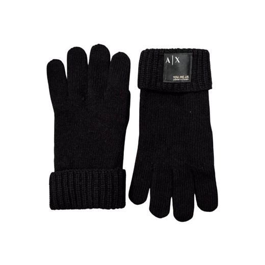 rękawiczki męskie armani exchange 954601 2f301 czarne ze sklepu Royal Shop w kategorii Rękawiczki męskie - zdjęcie 166427540