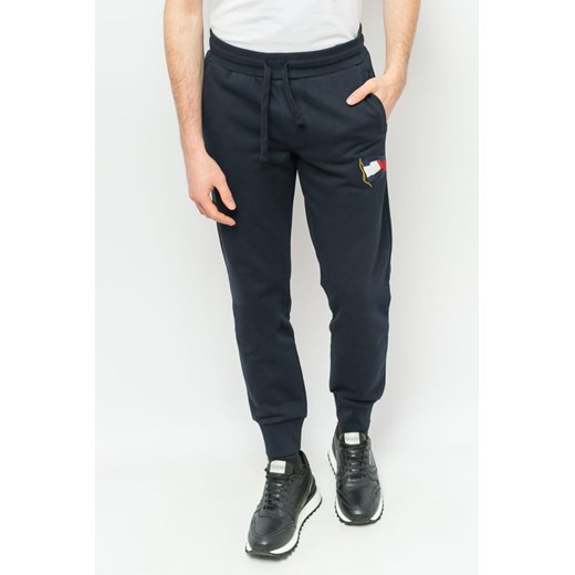 spodnie dresowe męskie tommy jeans mw0mw24791 granatowe ze sklepu Royal Shop w kategorii Spodnie męskie - zdjęcie 166428070