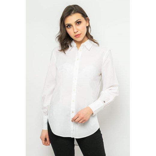 koszula damska tommy hilfiger ww0ww28602 biała ze sklepu Royal Shop w kategorii Koszule damskie - zdjęcie 166428764
