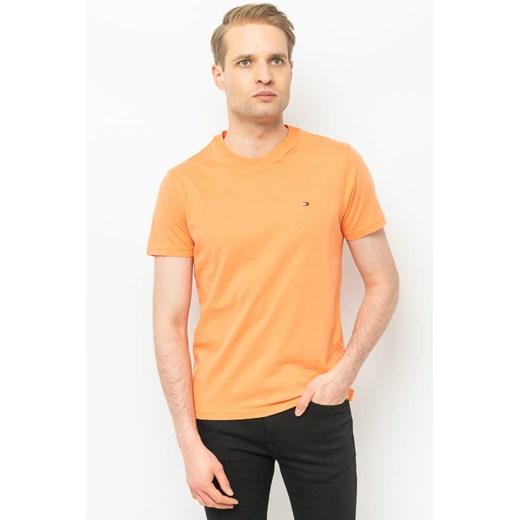 t-shirt męski tommy hilfiger xm0xm01821 pomarańczowy ze sklepu Royal Shop w kategorii T-shirty męskie - zdjęcie 166429670
