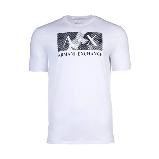 T-shirt męski Armani Exchange bawełniany na wiosnę 