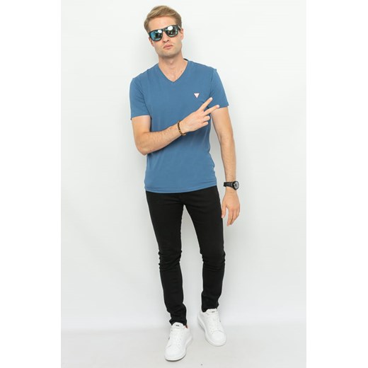 t-shirt męski guess m2yi32 j1314 niebieski ze sklepu Royal Shop w kategorii T-shirty męskie - zdjęcie 166431151