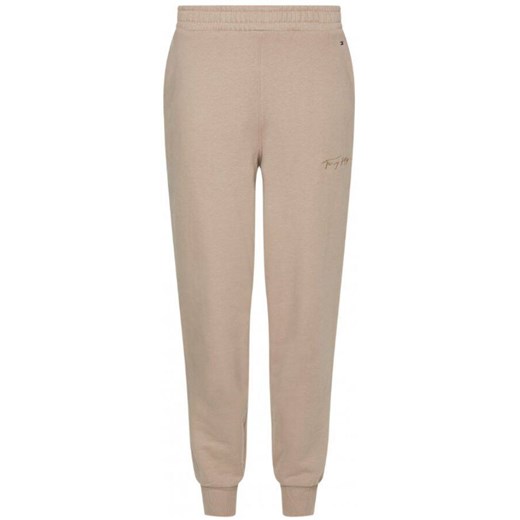 spodnie dresowe damskie tommy hilfiger ww0ww31776 beżowy Tommy Hilfiger L promocja Royal Shop