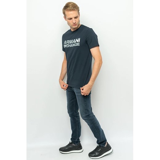 T-shirt męski Armani Exchange z krótkim rękawem z elastanu 