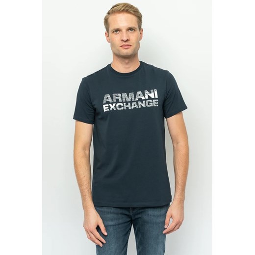 T-shirt męski Armani Exchange z elastanu 