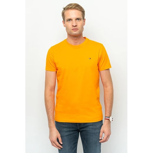 t-shirt męski tommy hilfiger xm0xm02306 pomarańczowy ze sklepu Royal Shop w kategorii T-shirty męskie - zdjęcie 166431580