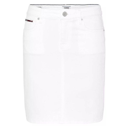 spódnica damska tommy jeans dw0dw08141 biały ze sklepu Royal Shop w kategorii Spódnice - zdjęcie 166432294