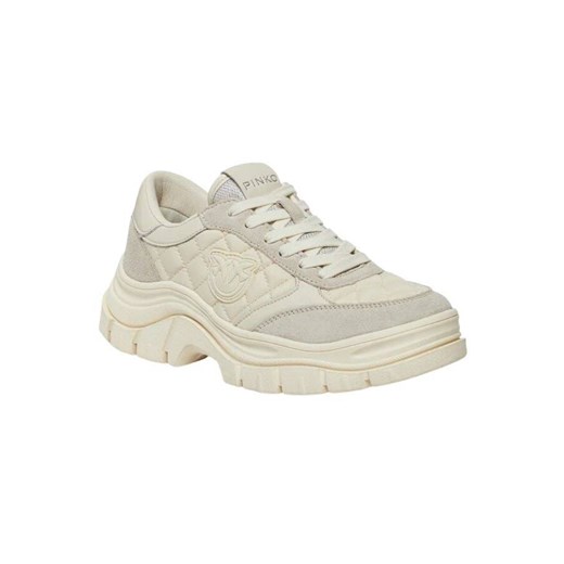 Buty sportowe damskie Pinko sneakersy na platformie z tworzywa sztucznego 