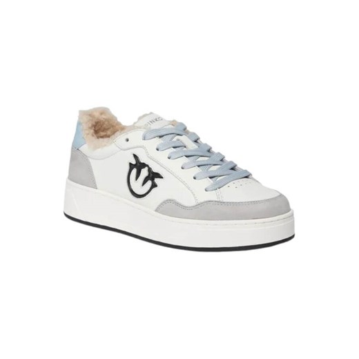 sneakersy damskie bondy pinko 101681 a13s  biały ze sklepu Royal Shop w kategorii Trampki damskie - zdjęcie 166432404