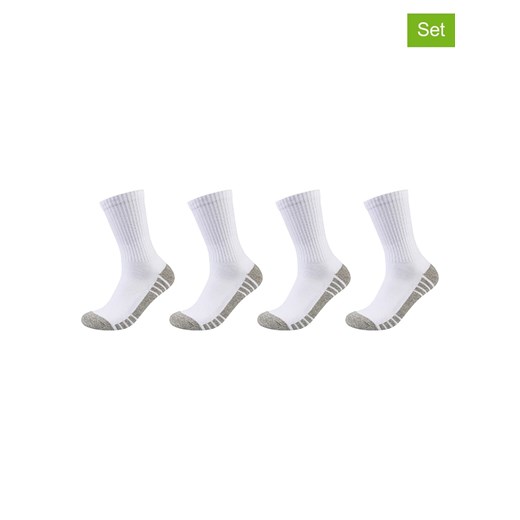 Skechers Skarpety (4 pary) w kolorze białym do tenisa ze sklepu Limango Polska w kategorii Skarpetki męskie - zdjęcie 166435440