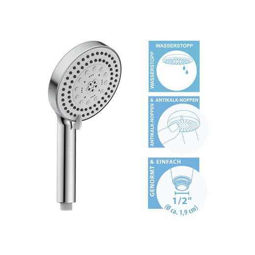 Schütte Główka prysznicowa &quot;Storm&quot; w kolorze srebrnym Schütte onesize promocyjna cena Limango Polska