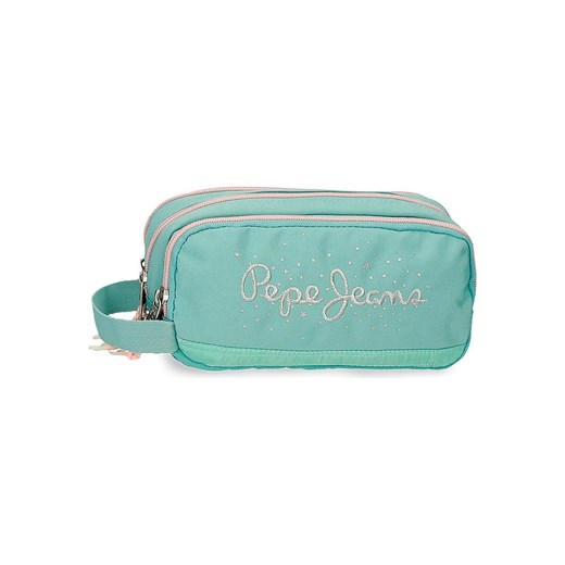 Pepe Jeans Piórnik w kolorze turkusowym - 22 x 10 x 9 cm ze sklepu Limango Polska w kategorii Piórniki - zdjęcie 166446634