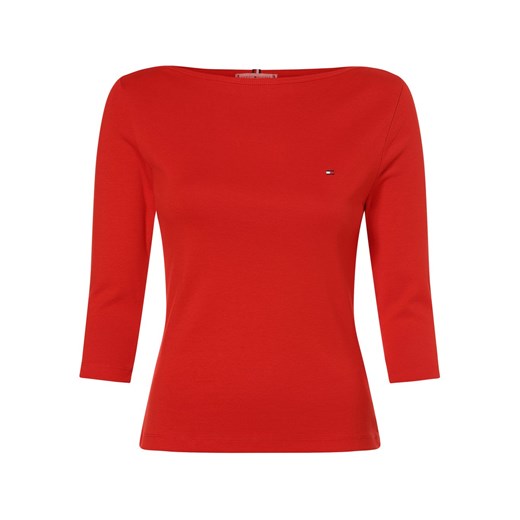 Tommy Hilfiger Koszulka damska Kobiety Bawełna czerwony jednolity ze sklepu vangraaf w kategorii Bluzki damskie - zdjęcie 166447473