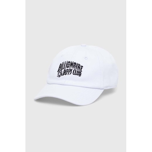 Billionaire Boys Club czapka z daszkiem bawełniana Arch Logo Curved kolor biały z aplikacją BC016 ze sklepu PRM w kategorii Czapki z daszkiem męskie - zdjęcie 166449880