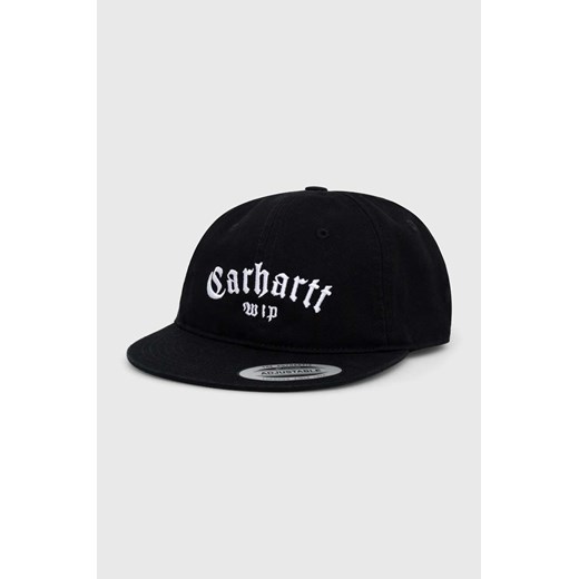 Carhartt WIP czapka z daszkiem Onyx Cap kolor czarny z aplikacją I032899.0D2XX ze sklepu PRM w kategorii Czapki z daszkiem damskie - zdjęcie 166449902