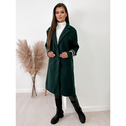 płaszcz tarra zielony uni ze sklepu UBRA w kategorii Płaszcze damskie - zdjęcie 166451011