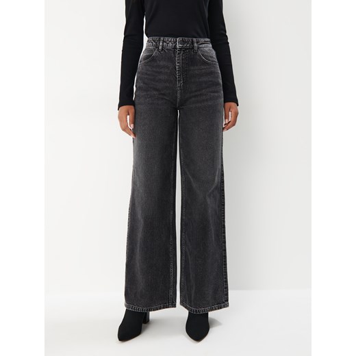 Mohito - Jeansy wide leg - Szary Mohito 36 Mohito