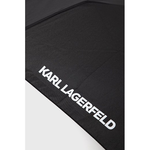 Karl Lagerfeld Parasol 220W3988 kolor czarny Karl Lagerfeld ONE okazja ANSWEAR.com