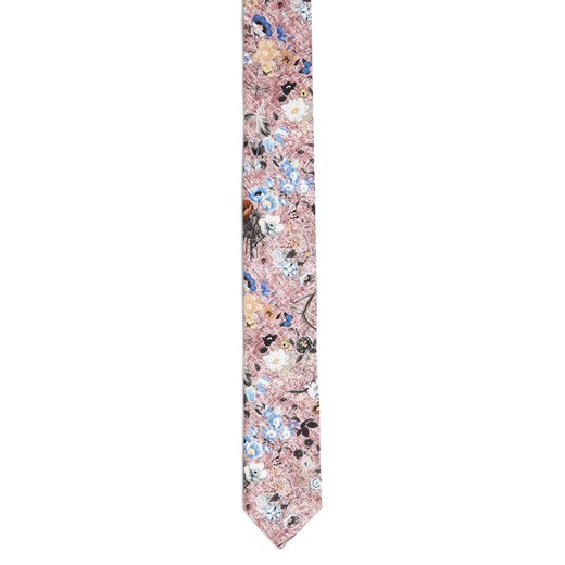 Prince BOWTIE Krawat męski Mężczyźni Jedwab bordowy wzorzysty ze sklepu vangraaf w kategorii Krawaty - zdjęcie 166456282