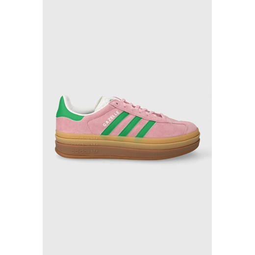 adidas Originals sneakersy zamszowe Gazelle Bold kolor różowy IE0420 ze sklepu PRM w kategorii Buty sportowe damskie - zdjęcie 166460824