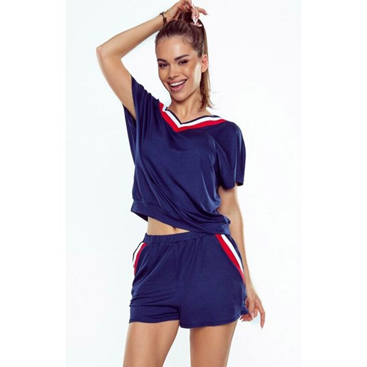 Komplet homewear granatowy piżama Eliza, Kolor granatowy, Rozmiar S, Eldar ze sklepu Intymna w kategorii Piżamy damskie - zdjęcie 166463724