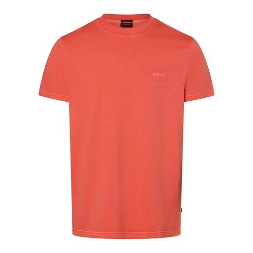 JOOP! T-shirt męski Mężczyźni Bawełna koralowy jednolity ze sklepu vangraaf w kategorii T-shirty męskie - zdjęcie 166465354
