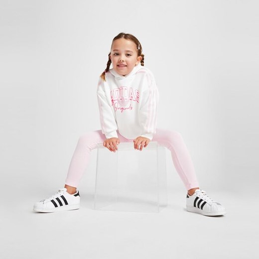 ADIDAS KOMPLET COLLGT ST PNK/WHT 7-8YRS okazja JD Sports