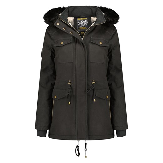 Geographical Norway Parka &quot;Celeste&quot; w kolorze czarnym ze sklepu Limango Polska w kategorii Kurtki damskie - zdjęcie 166473272