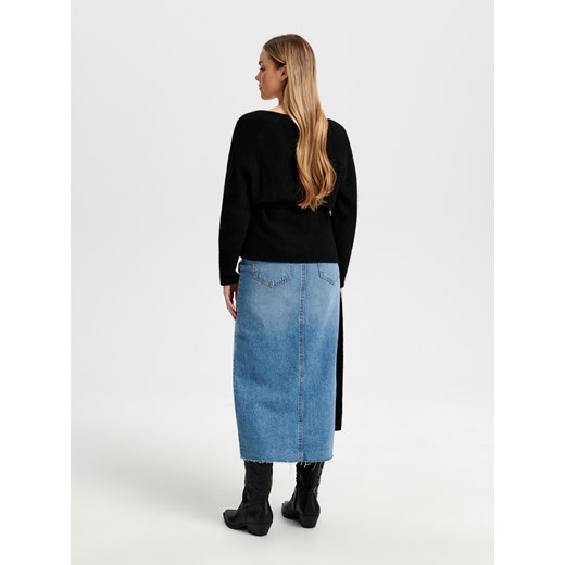 Sinsay - Sweter z wiązaniem - czarny Sinsay XS Sinsay