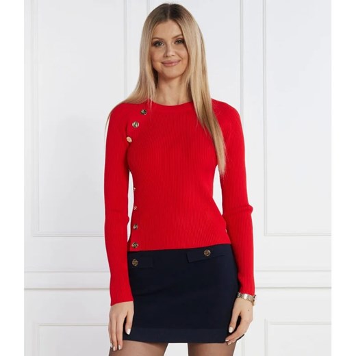 Michael Kors Sweter MK SNAP RAGLAN | Regular Fit ze sklepu Gomez Fashion Store w kategorii Swetry damskie - zdjęcie 166481314