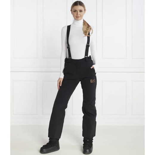 EA7 Spodnie narciarskie | Regular Fit ze sklepu Gomez Fashion Store w kategorii Spodnie damskie - zdjęcie 166482262