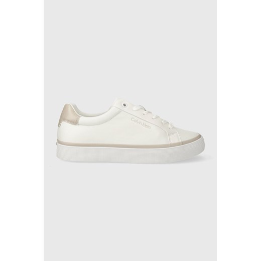 Calvin Klein sneakersy VULC LACE UP - DIAMOND FOXING kolor biały HW0HW01865 ze sklepu ANSWEAR.com w kategorii Trampki damskie - zdjęcie 166485521