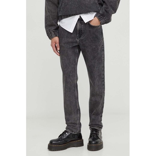 Karl Lagerfeld Jeans jeansy męskie kolor szary ze sklepu ANSWEAR.com w kategorii Jeansy męskie - zdjęcie 166485713
