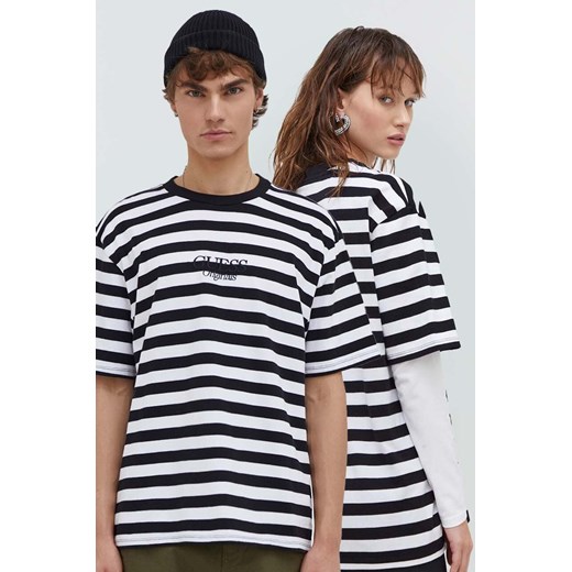 Guess Originals t-shirt bawełniany kolor czarny wzorzysty ze sklepu ANSWEAR.com w kategorii T-shirty męskie - zdjęcie 166486111