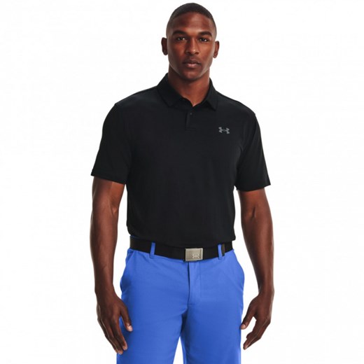 Męska koszulka polo Under Armour UA T2G Polo - czarna ze sklepu Sportstylestory.com w kategorii T-shirty męskie - zdjęcie 166487950