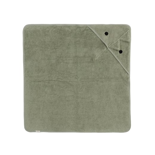 Kindsgut Ręcznik &quot;Dino&quot; w kolorze zielonym z kapturem - 75 x 75 cm ze sklepu Limango Polska w kategorii Ręczniki dla dzieci - zdjęcie 166488680