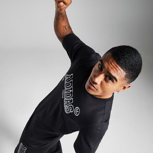 ADIDAS T-SHIRT GRADIENT TEE BLK ze sklepu JD Sports  w kategorii T-shirty męskie - zdjęcie 166492074