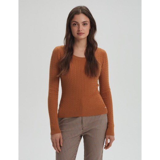Sweter NINF Kamel XS ze sklepu Diverse w kategorii Swetry damskie - zdjęcie 166495054