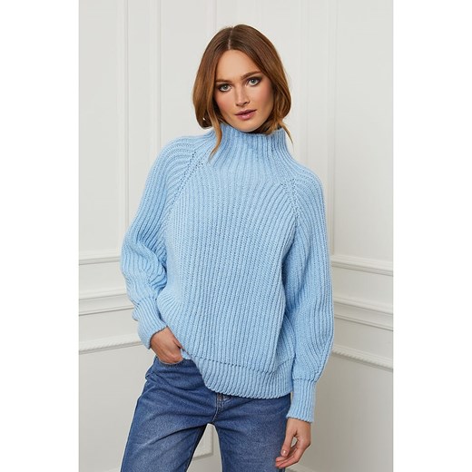 Joséfine Sweter wełniany &quot;Baby&quot; w kolorze błękitnym ze sklepu Limango Polska w kategorii Swetry damskie - zdjęcie 166495830