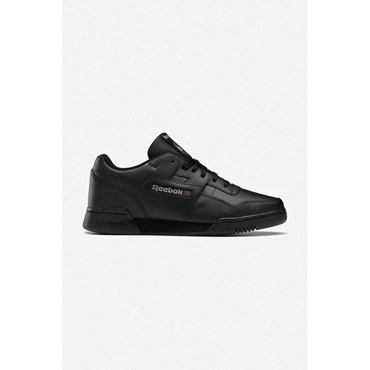 Reebok Classic sneakersy skórzane Workout Plus kolor czarny HP5910-CZARNY ze sklepu ANSWEAR.com w kategorii Buty sportowe męskie - zdjęcie 166498622
