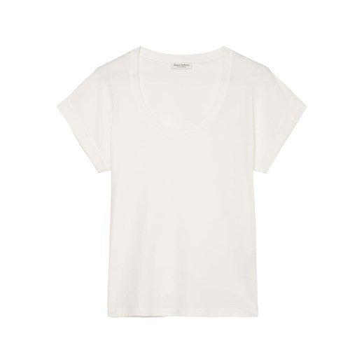 Marc O&apos;Polo Koszulka w kolorze białym ze sklepu Limango Polska w kategorii Bluzki damskie - zdjęcie 166499230