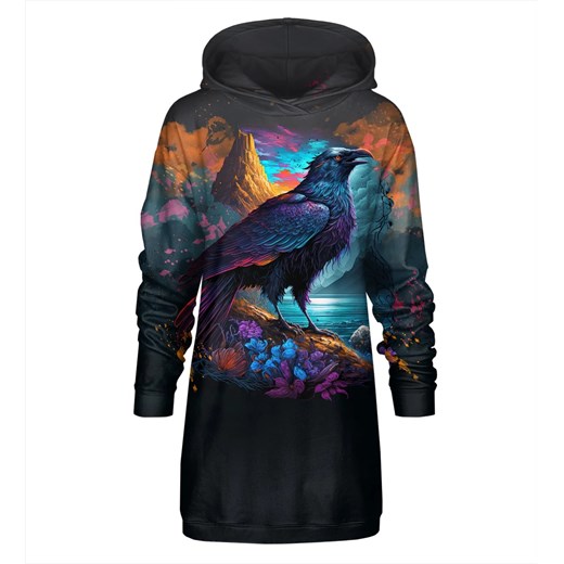 Sukienka oversize z kapturem Mystic Raven Aloha From Deer XXXL okazja Aloha from Deer