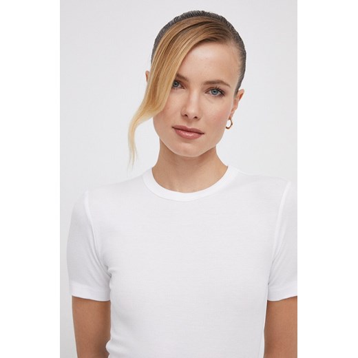 Calvin Klein t-shirt damski kolor biały Calvin Klein M ANSWEAR.com
