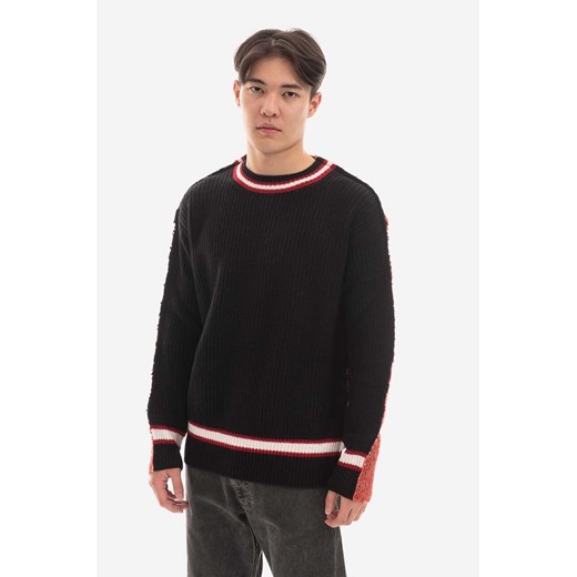 Marni sweter wełniany męski kolor czarny lekki GCMG0285Q0.UFP115-MXN99 ze sklepu PRM w kategorii Swetry męskie - zdjęcie 166511493