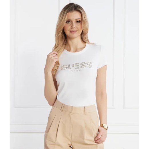 GUESS T-shirt | Slim Fit ze sklepu Gomez Fashion Store w kategorii Bluzki damskie - zdjęcie 166514372